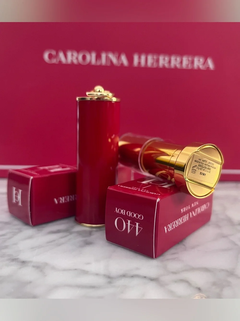 NIB Carolina Herrera The Lipstick Matte and The Lipstick Cap